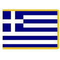 Greece national flag with stripes