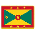 Grenada flag with green and yellow