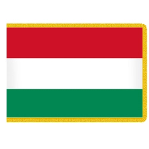 Hungarian flag red white green
