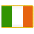 Ireland national flag green white o
