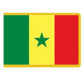 Senegal flag green yellow red