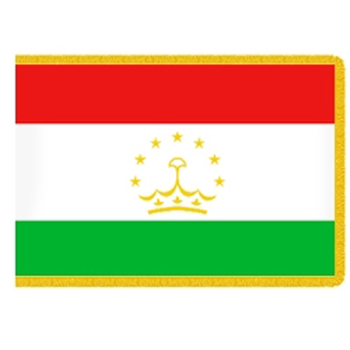 Tajikistan flag red white green
