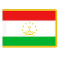 Tajikistan flag red white green