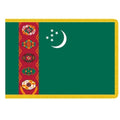 Turkmenistan national flag design