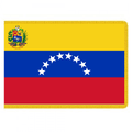 Venezuela Indoor Flag 3' X 5' Nylon
