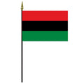 African liberation flag flying high