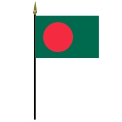 Bangladesh flag with red circle