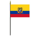 Ecuador flag with national emblem