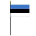 Estonian flag on pole