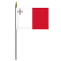 Malta flag with cross design