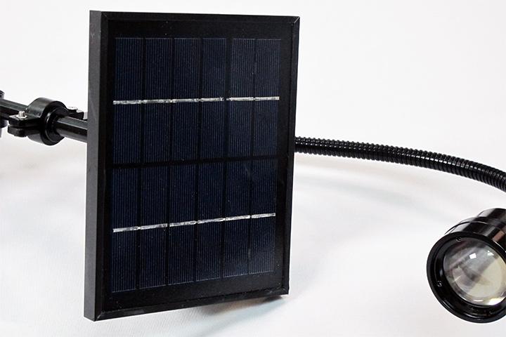 Close picture of the solar panel