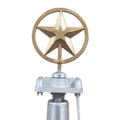 gold star topper on pole