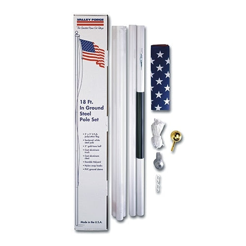 flag pole set with accessories