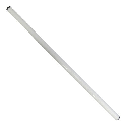 white tube rod with black ends