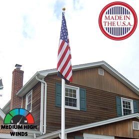 25' Fiberglass Flagpole