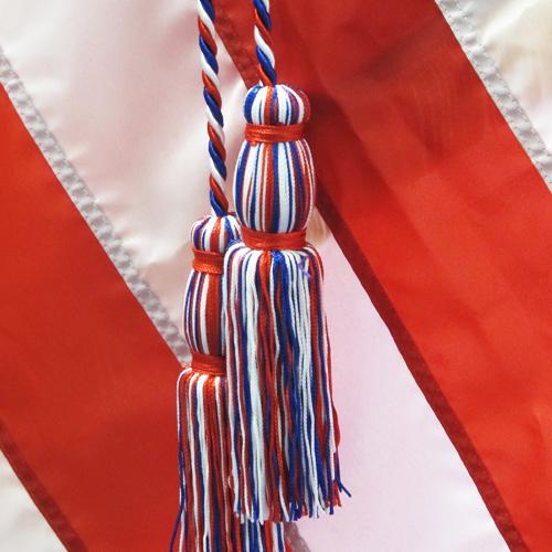 Red, White and Blue Cord and tassel