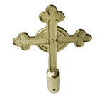 golden cross with bottom hook