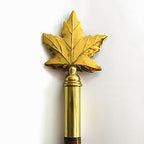 gold leaf maple leaf scepter top