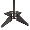 black microphone stand base