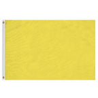 Yellow solid colored flag made from durable nylon material with metal grommets for easy hanging, Solid Colored Flags - Premier Nylon.