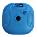 blue plastic storage container top
