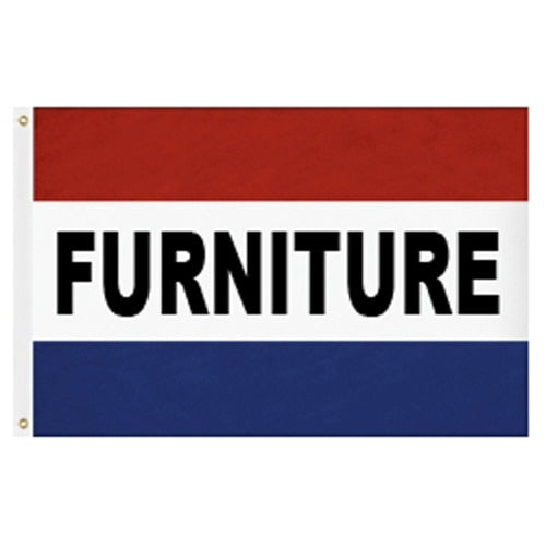 furniture advertisement flag