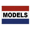 red white blue flag models