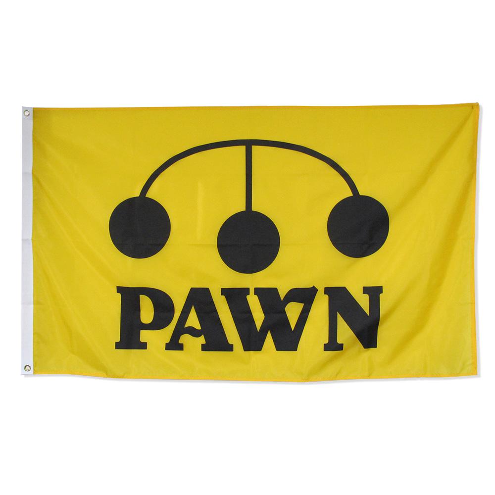 yellow pawn shop flag