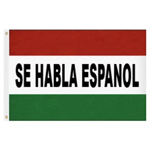 se habla espanol flag