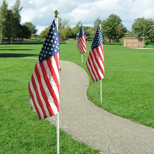 INGROUND KIT- 6' SPINNING W/US FLAG