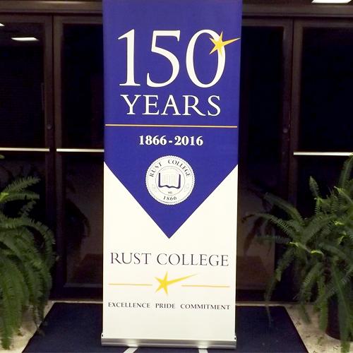 Rust College Retractable Banner