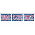 grand opening signs in a row