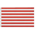 red and white striped flag