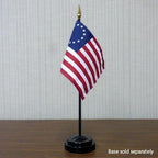 miniature flag on black base