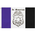 police memorial flag design