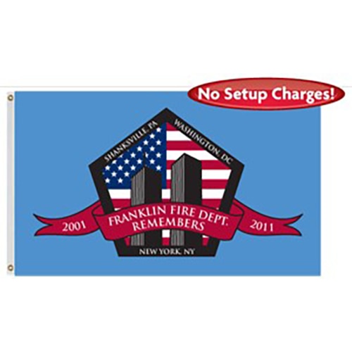 Franklin Fire Dept Remembers Flag