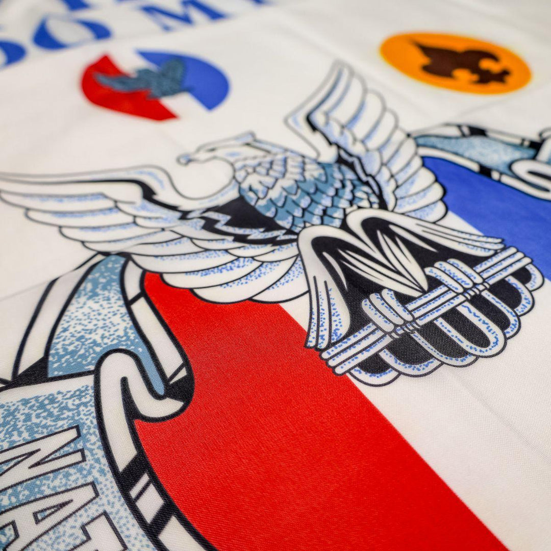 NESA flag close up