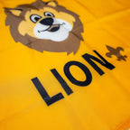 Lion Den Flag Emblem Closeup