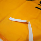 white tie straps sewn on flag