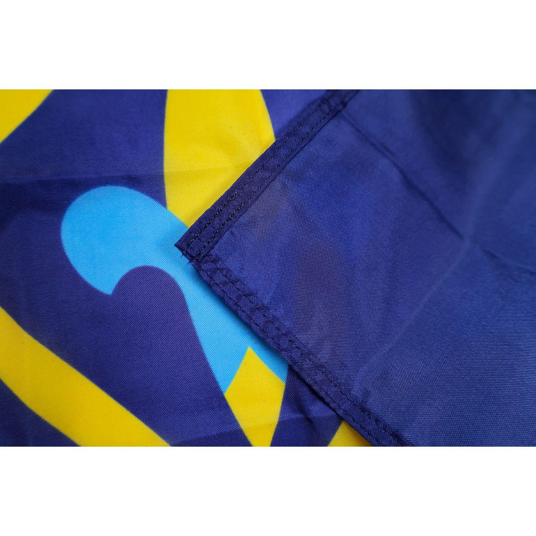 Flag reinforced stitching