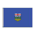 Alberta flag with coat of arms
