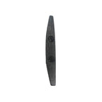 black wooden craft part with holes