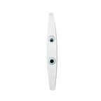 White aluminum flagpole cleat