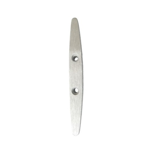 Silver aluminum flagpole cleat