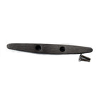 Aluminum flagpole cleat - side