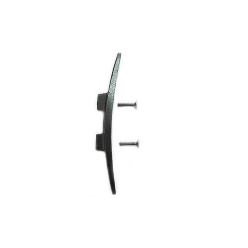 Silver aluminum flagpole cleat