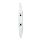 White aluminum flagpole cleat