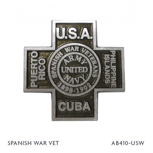 Spanish War Veterans Medal Cross