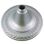 decorative silver hardware piece