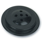 black plastic disc with holes